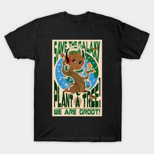 Save The Galaxy Plant A Tree T-Shirt